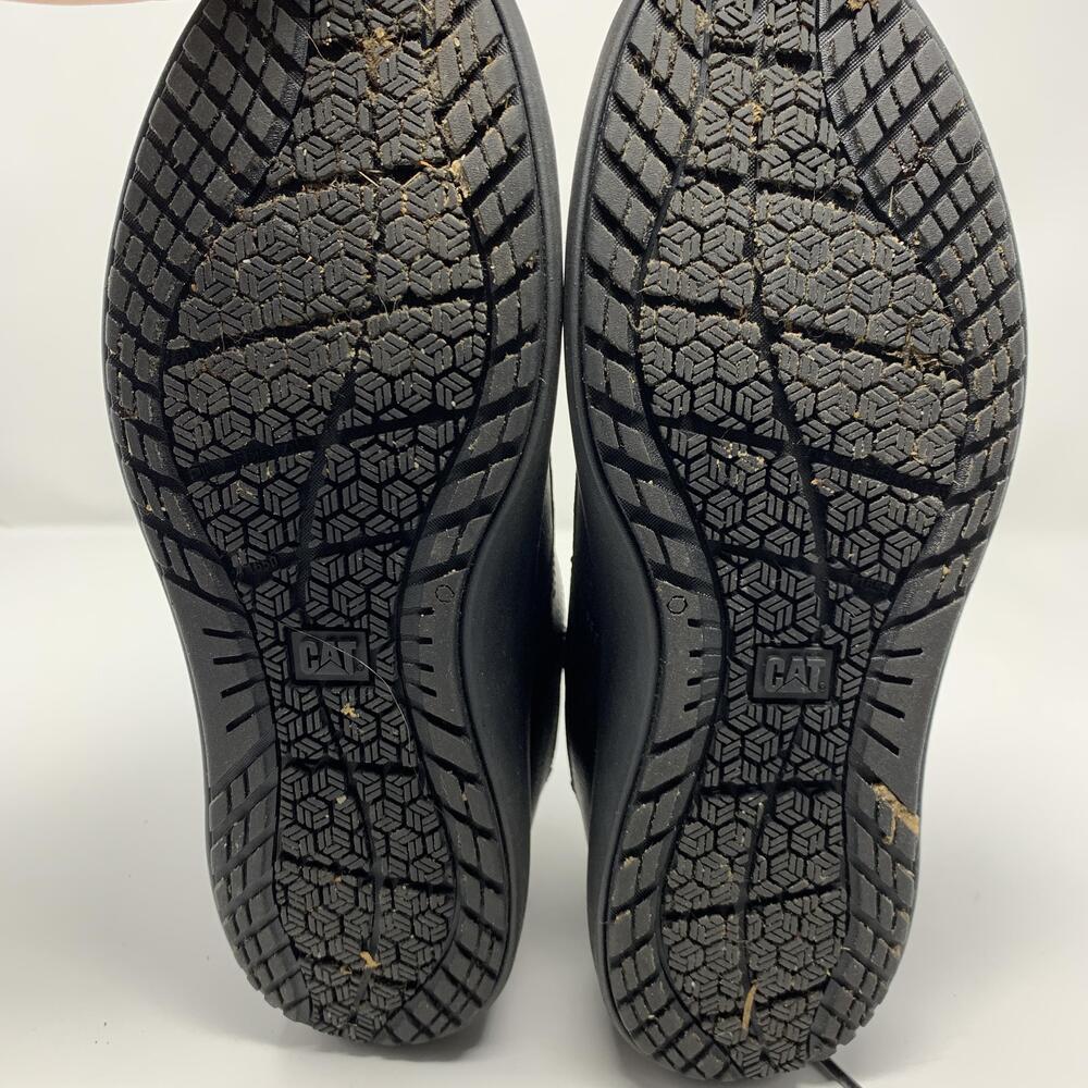Caterpillar Shoes Womens Size 9.5 Black Leather Work Casual Lace Up P51047 - Picture 6 of 6